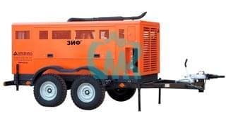 Винтовой передвижной дизельный компрессор ЗИФ-ПВ-10/1,3