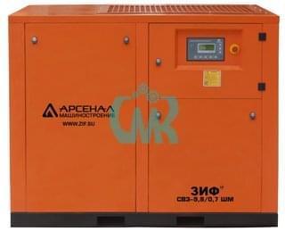 Винтовой электрический компрессор ЗИФ-СВЭ-7,8/1,0 ШМ