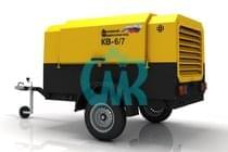 Компрессор винтовой передвижной дизельный КВ-6/7П, ЧКЗ, Deutz F03L2011 (35,8)кВт (Иркутск)