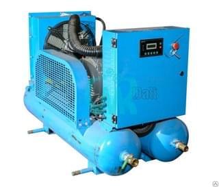 Компрессор винтовой передвижной  DL-6.0/8GS, Dali, 37кВт