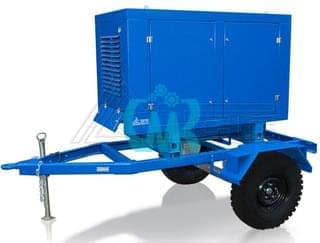 Дизельный генератор ТСС АД-30С-Т400-2РПМ1 на шасси с АВР